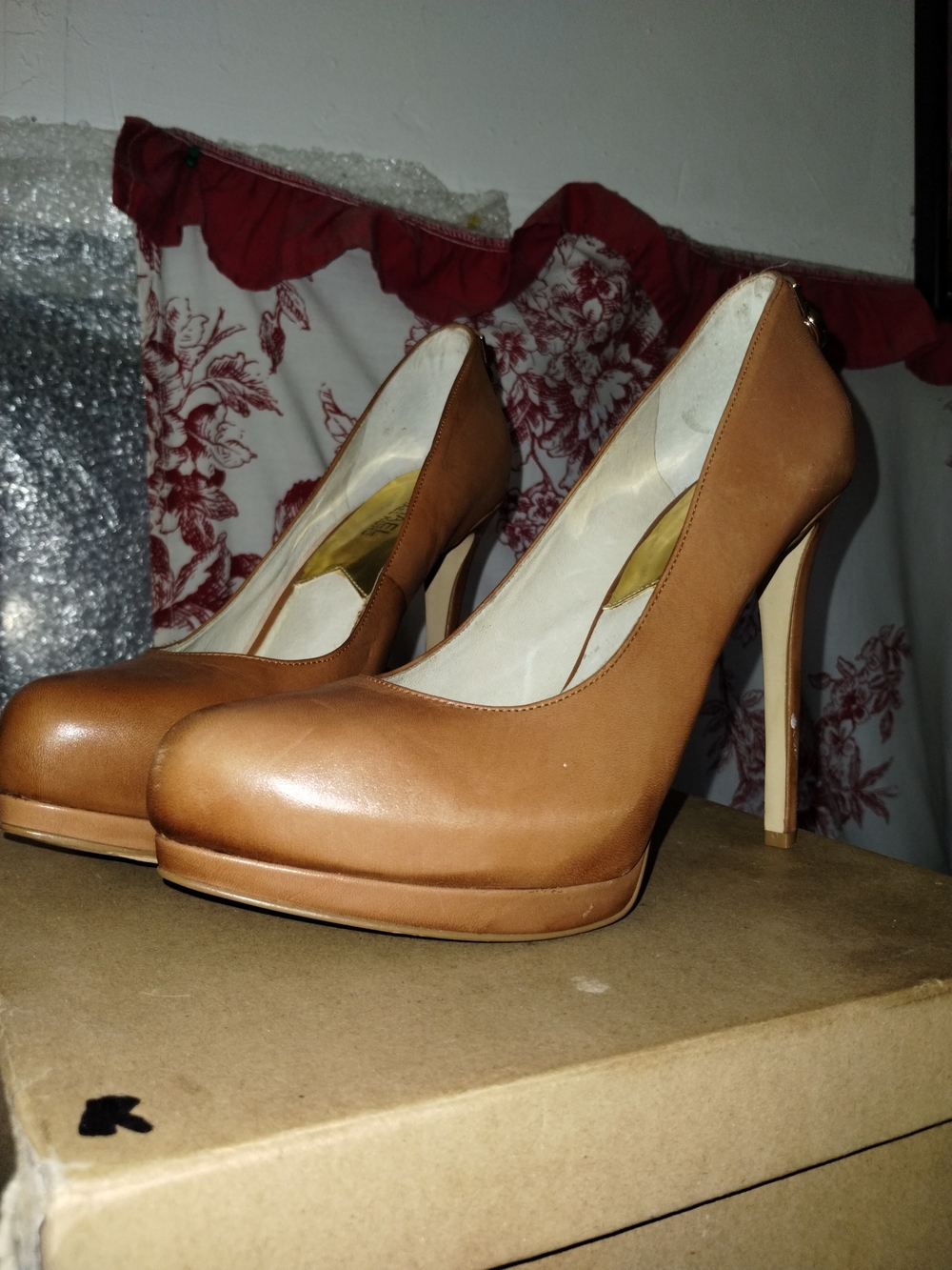 Michael Kors Tan Hamilton Leather Pump Women